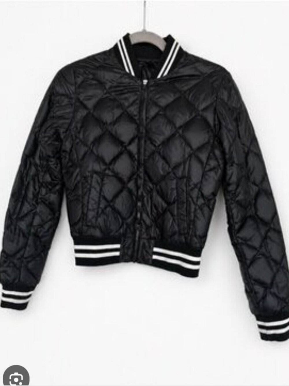 Aritzia TNA League Down Filled Bomber Jacket